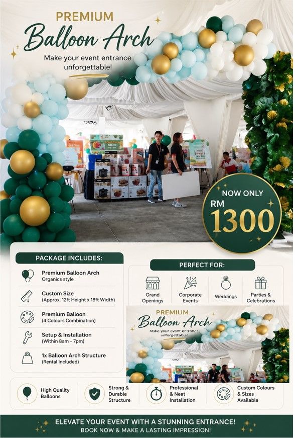 Tropical Balloon Arch