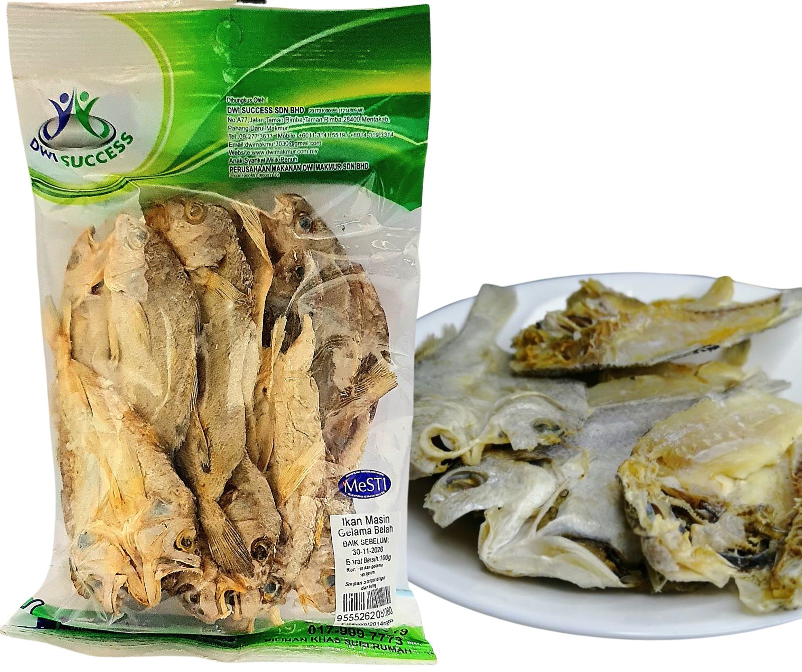 Ikan Masin Gelama Belah 100G RM 5.50 X 5 UNITS C.Dwi Success