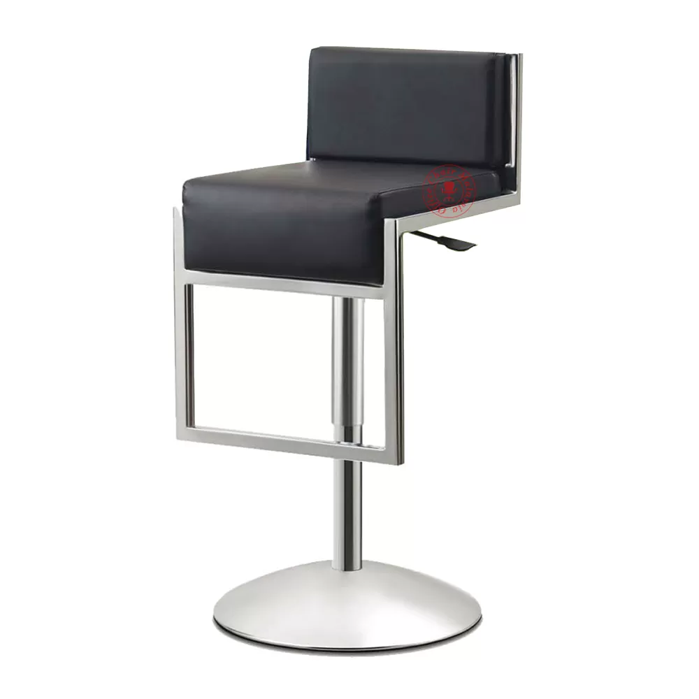 ES37 Bar Stool with Backrest | Bar Chair | High Stool | Counter Chair | Kerusi Tinggi | Kerusi Kaunter (Adjustable Height)