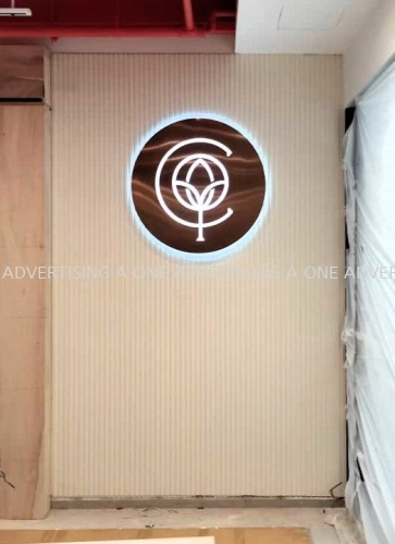 LED Backlit Aluminium Hollow Special Cutting Design Wall Decor