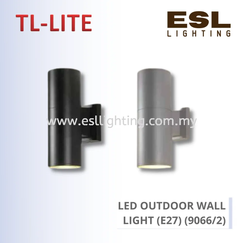 TL-LITE LED OUTDOOR WALL LIGHT (E27) - 9066/2