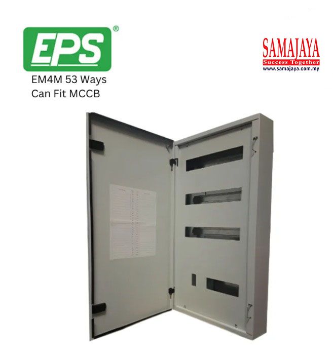 EPS EM4M Metal DB/ Metal Enclosure Box/ Metal DB Board/ Metal Box/ Metal Enclosure DB Box (4 Row 53 Way)