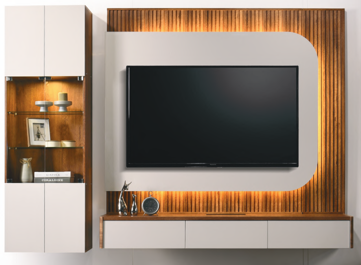 VD-9020 ZEN WALL MOUNTED TV CABINET (LCD SERIES)