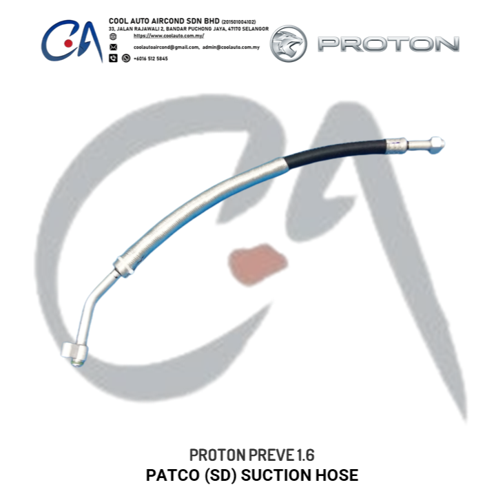 PROTON PREVE 1.6 PATCO (SD) SUCTION HOSE