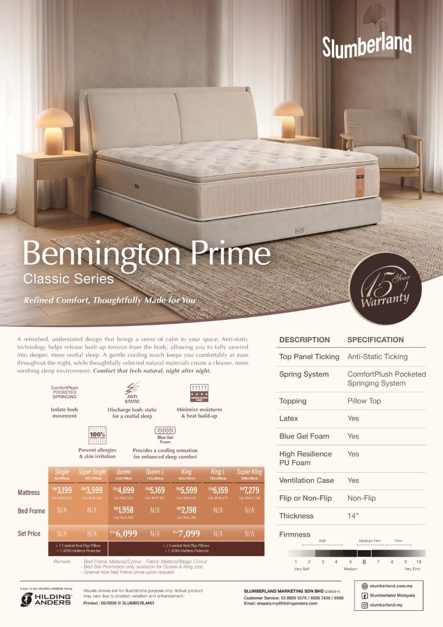 Slumberland Bennington Prime Classic Series