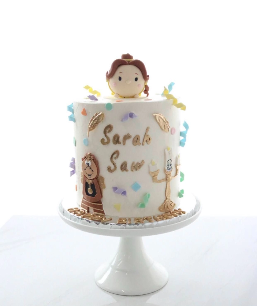 Tsum Tsum Beauty Beast Cake