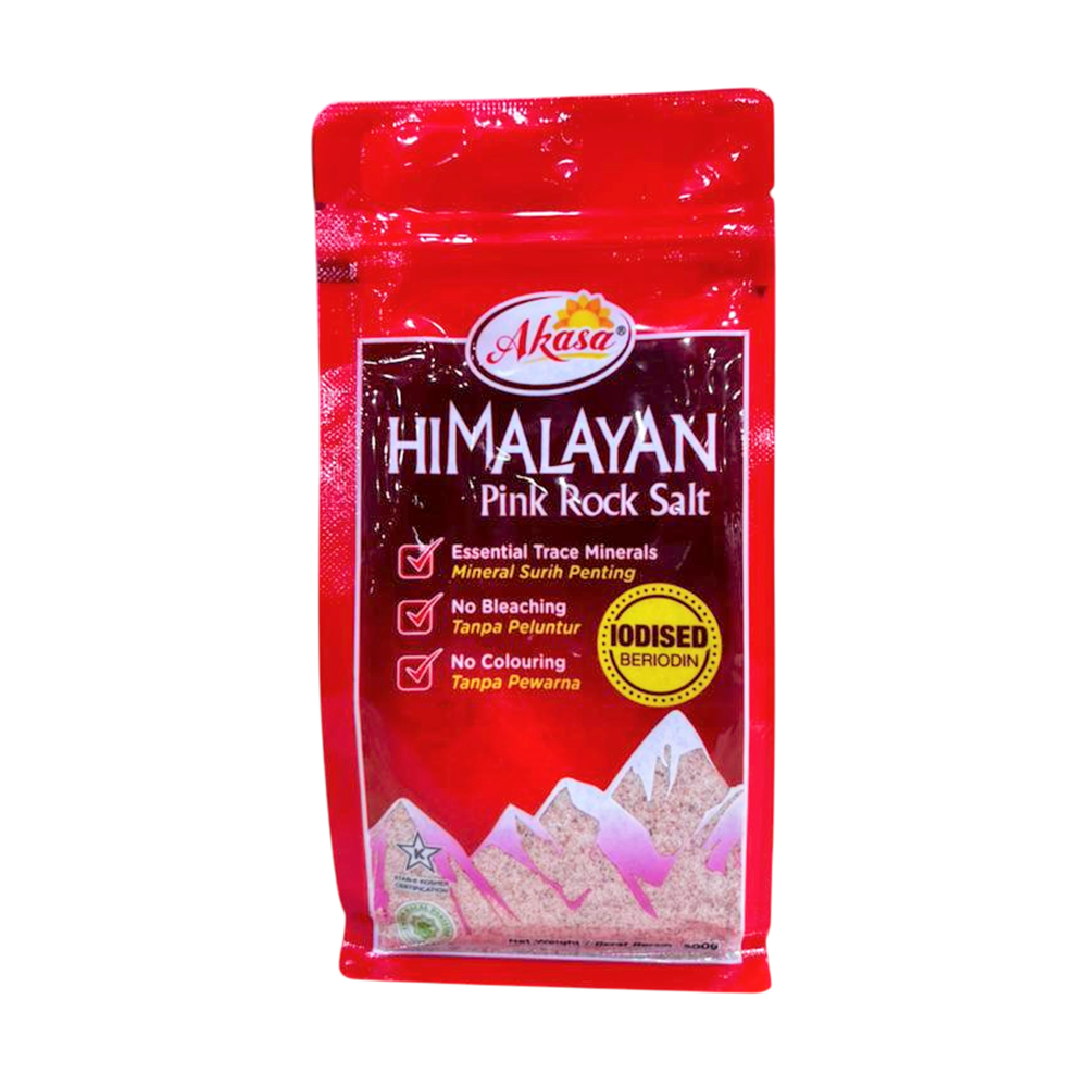 Akasa Himalayan Pink Rock Salt 500g