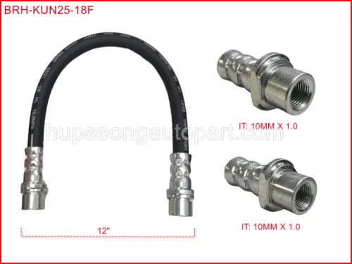 TOYOTA 90080-94029 KUN 25 FRONT BRAKE HOSE #BRH10101010 12" #BRH=2I (BRH-KUN25-18F)