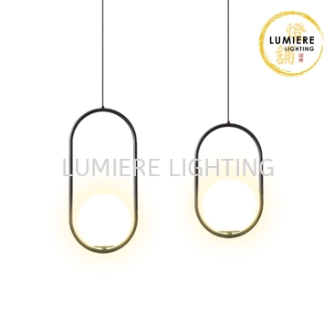 Minimalist Black Single Pendant Light