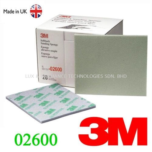 3M Softback 02600 Sanding Sponge Microfine [Grit 1200~1500]