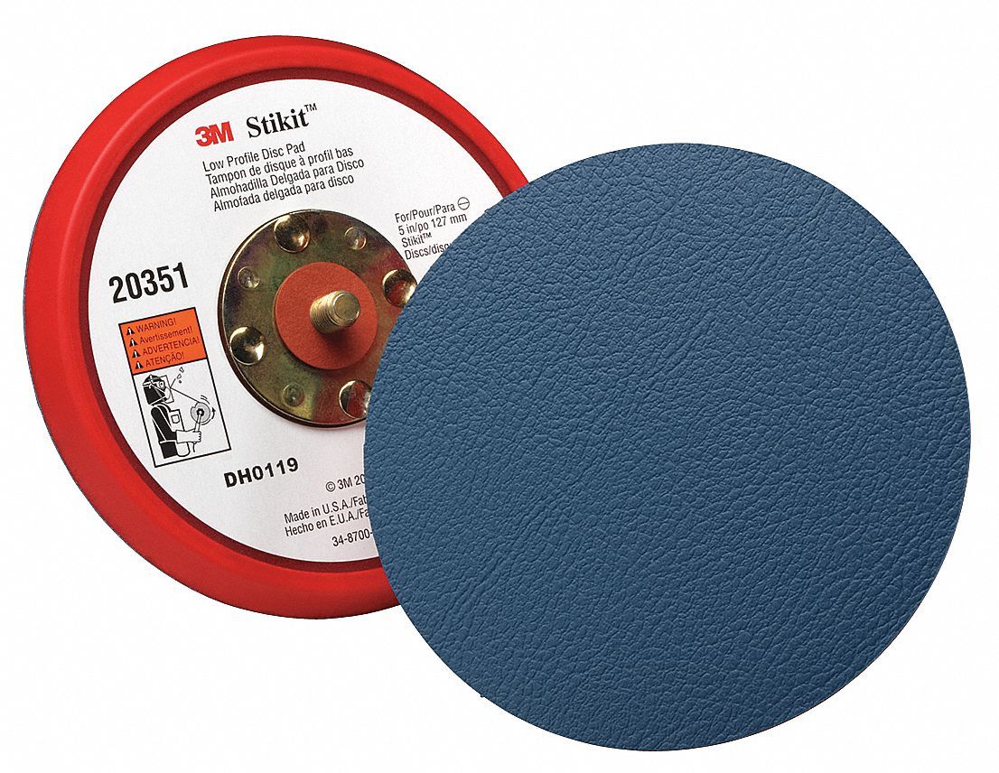 3M™ 20351 Stikit™ Low Profile Disc Pad 5″ x 3/8″ x 5/16″ 24 External Thread
