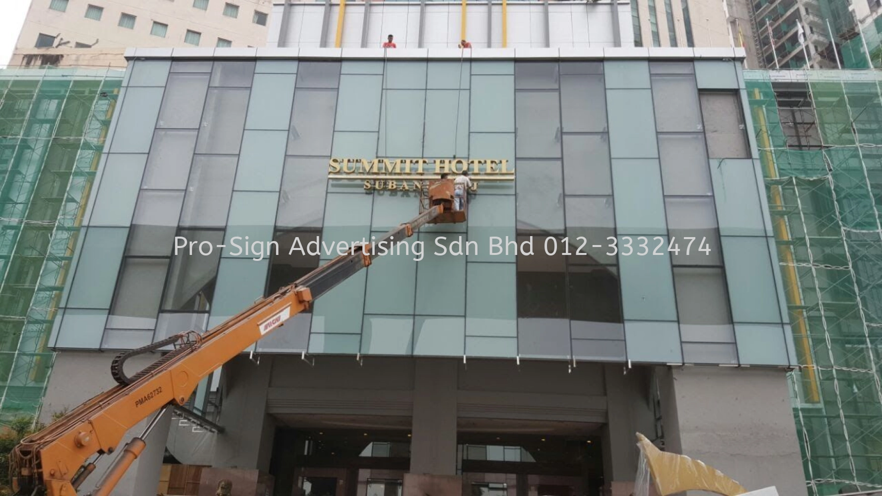 3D ALUMINUM SIGNAGE LED FRONTLIT (THE SUMMIT HOTEL, SUBANG USJ, 2016)