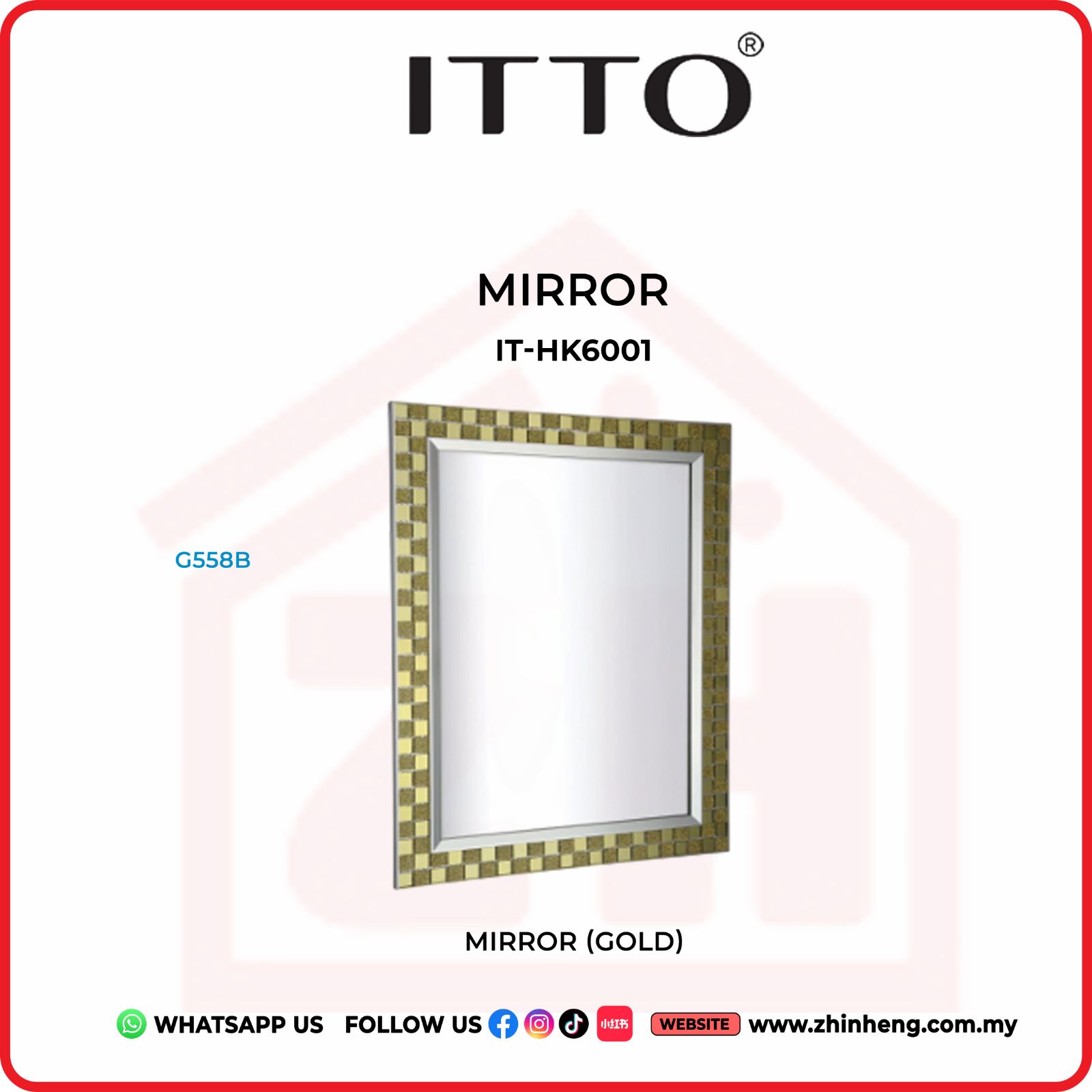ITTO MIRROR (GOLD) IT-HK6001