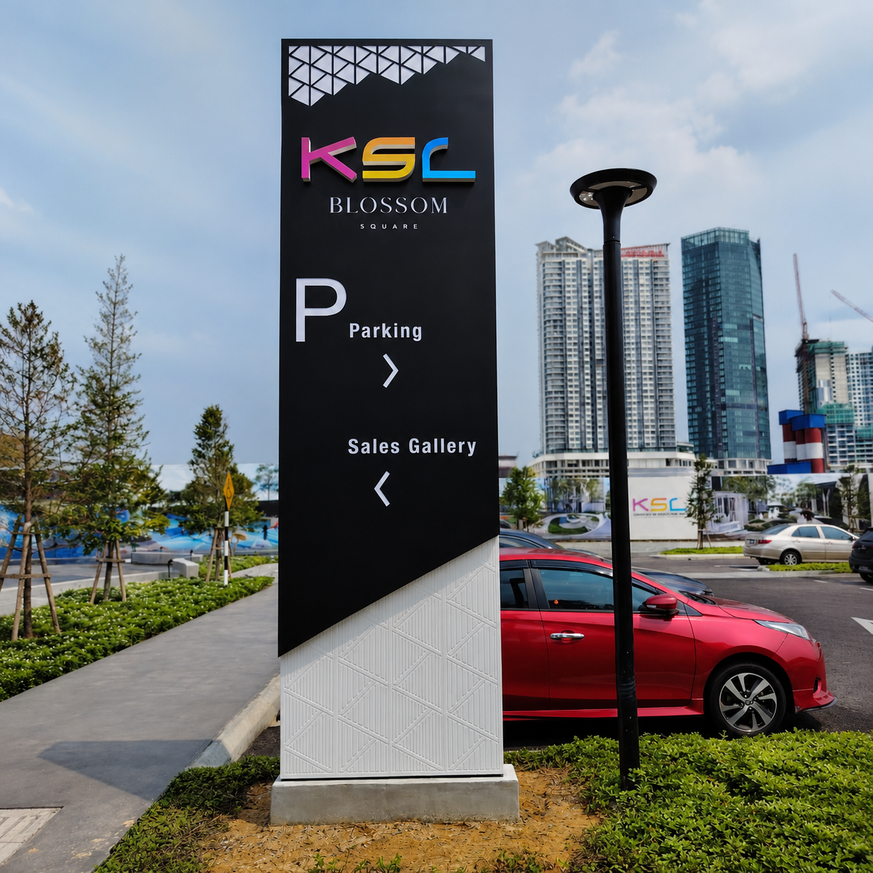 Pylon Signboard Klang | Directional Signage Malaysia
