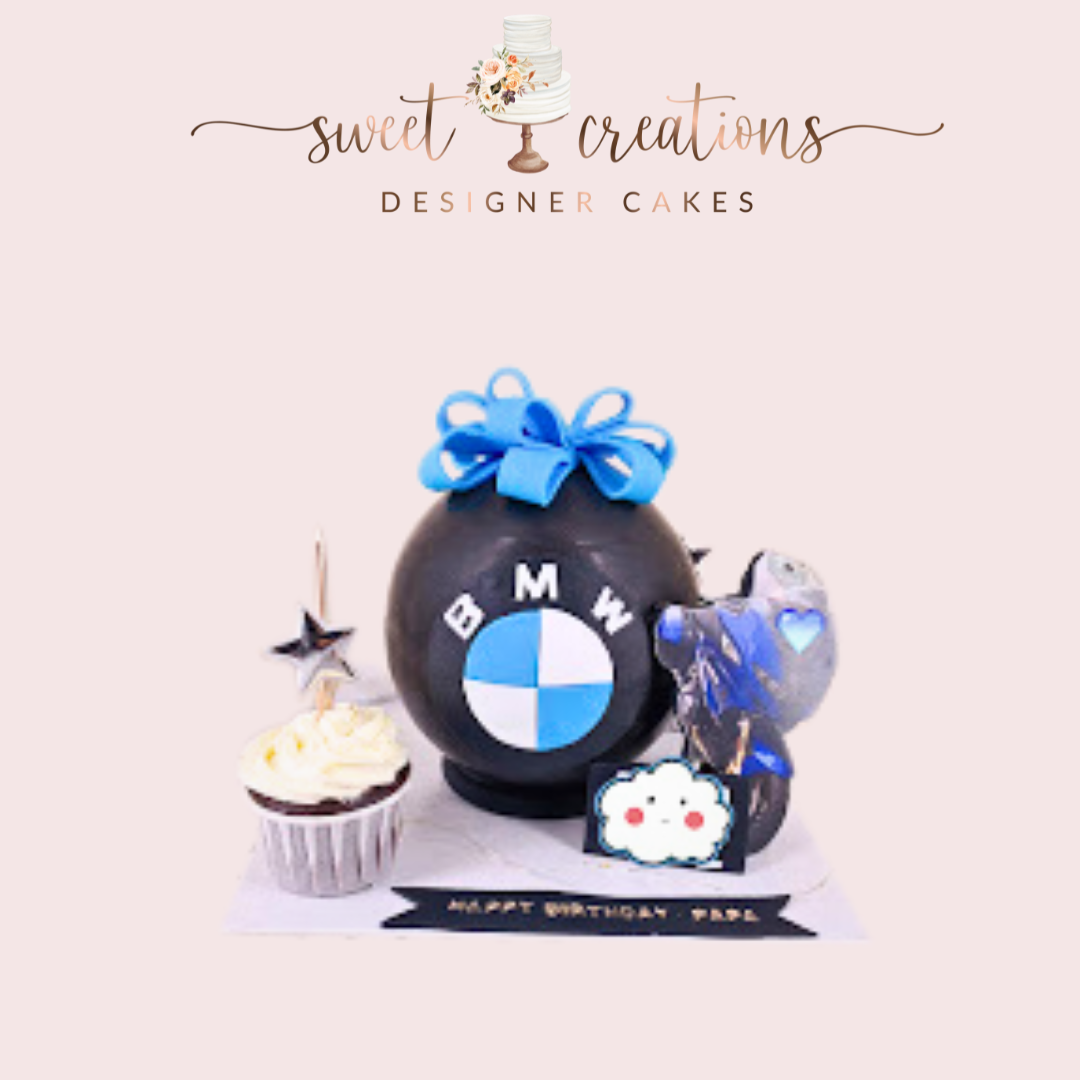 Chocolate BMW Logo Cake