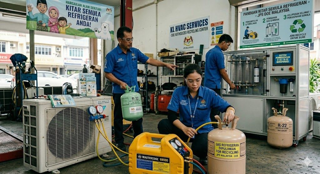 refrigerant system recycling guidelines Malaysia