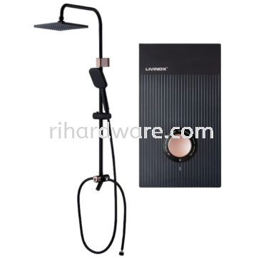 LIVINOX DC Pump Water Heater LWH-LS400-DC-RGM 4.5kW with Rain Shower