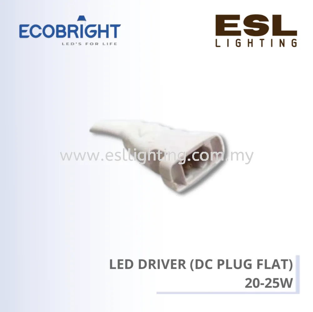 ECOBRIGHT LED Driver (DC Plug Flat) 20 - 25W