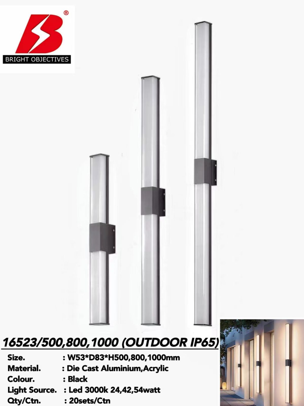 Outdoor LED Wall Lamp 16523