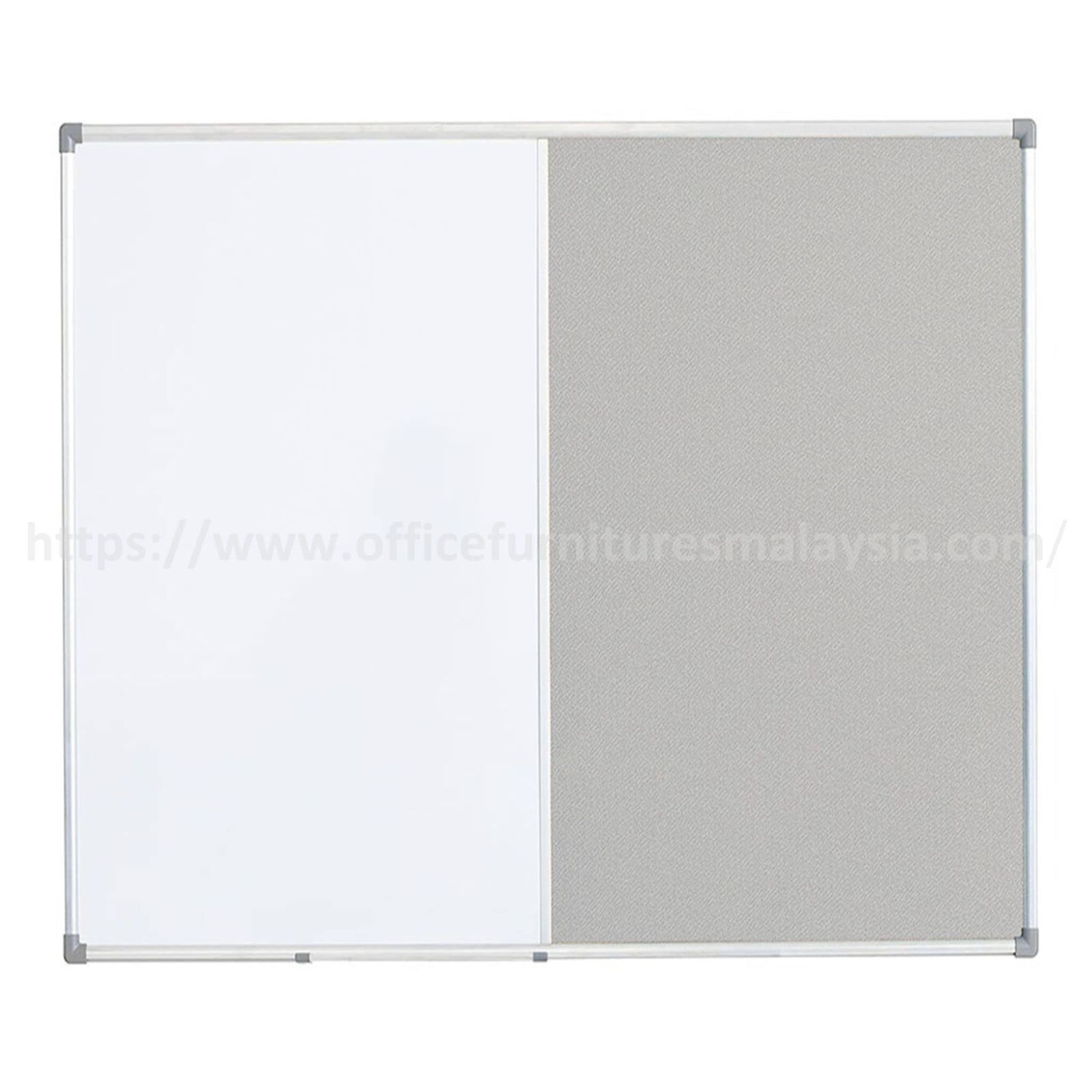 2 ft x 3 ft Aluminium Dual Fabric – White Board OFMDUT23