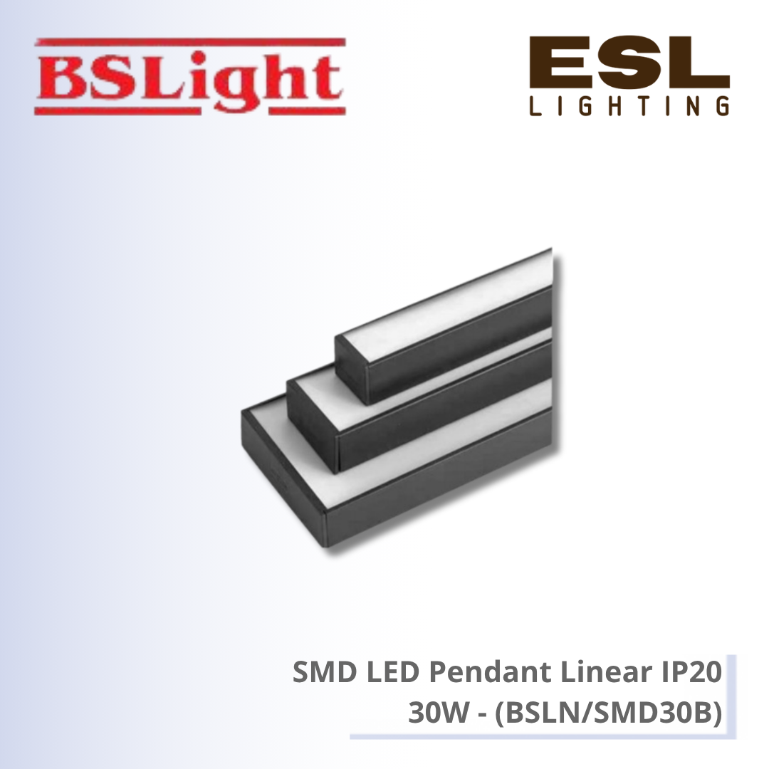 BSLight SMD LED Pendant Linear IP20 30W - BSLN/SMD30B