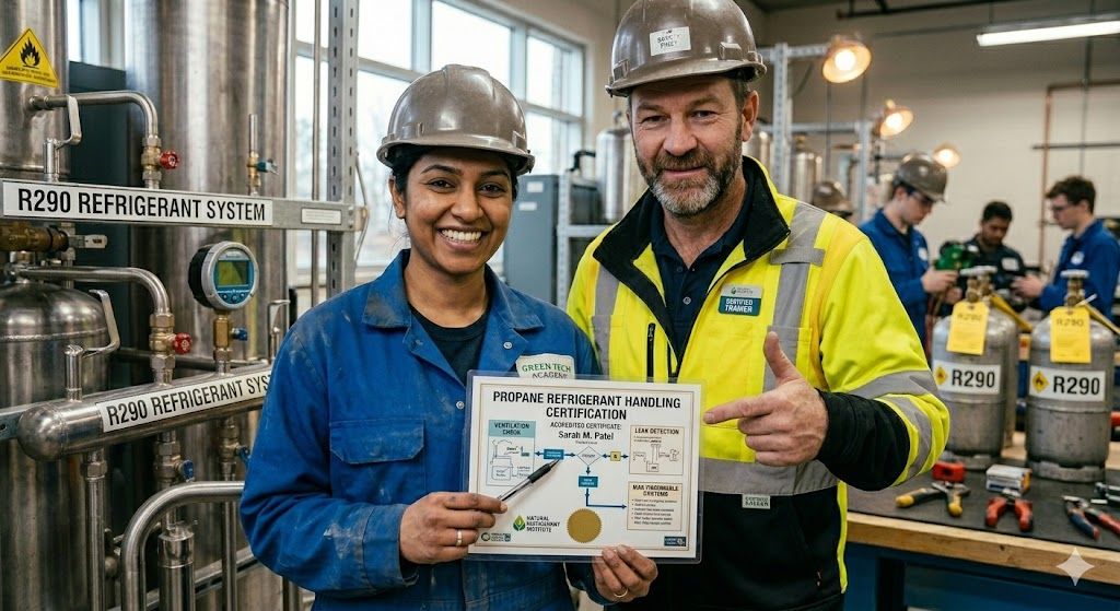 propane refrigerant handling certification