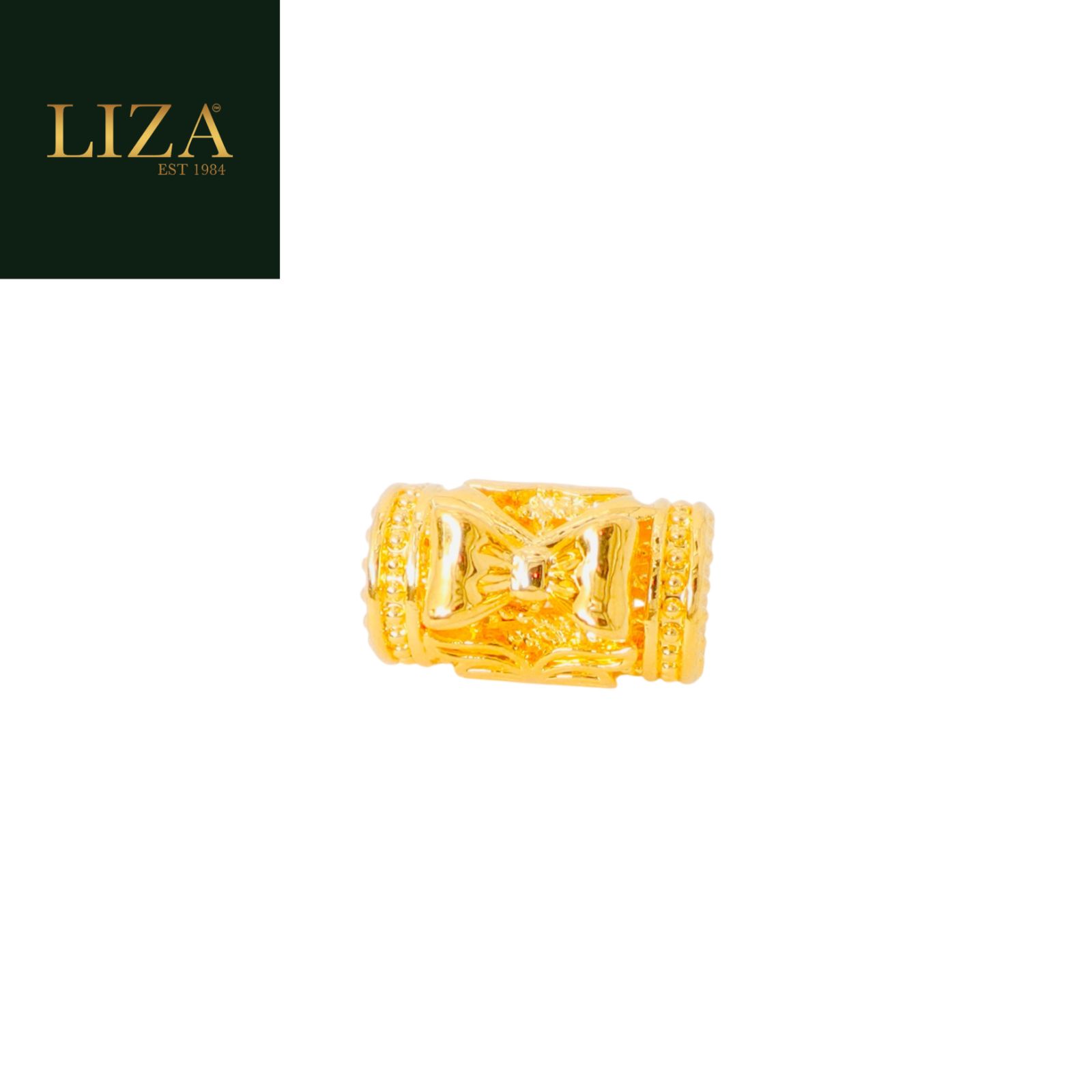 LIZA EMAS 916/22K Beads Ribbon | 蝴蝶结小弯管