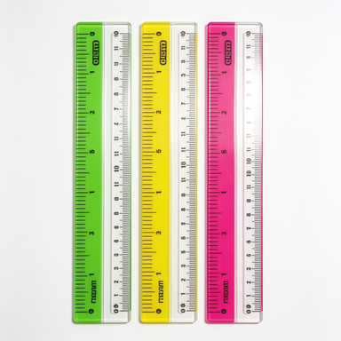 STRAIGHT PLASTIC RULERS