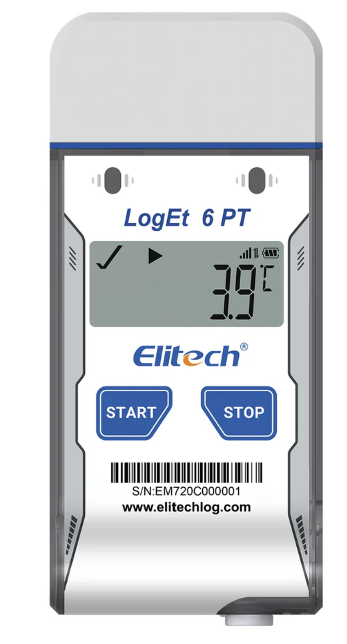 Elitech Dry Ice Single-use USB Temperature Data Logger -85℃~50℃, 30 Days(Logging interval 5 min), 16000 Points, Shadow Data, PDF Report, LogEt 6 PT