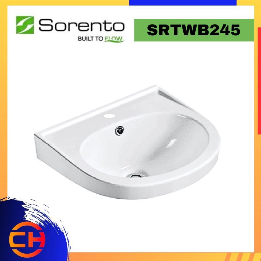 SORENTO WALL HUNG BASINS SRTWB245 ( L410xW375xH185mm )