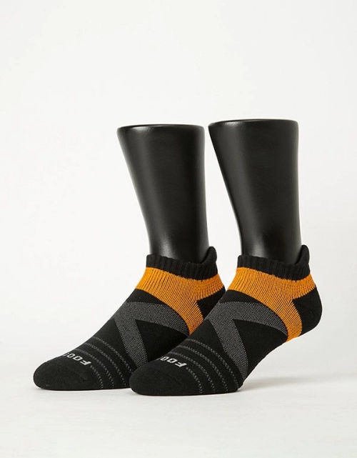 X-Type Dual-Directional Pressure Relief Arch Support Ankle Socks With Thick Cushioning T106L