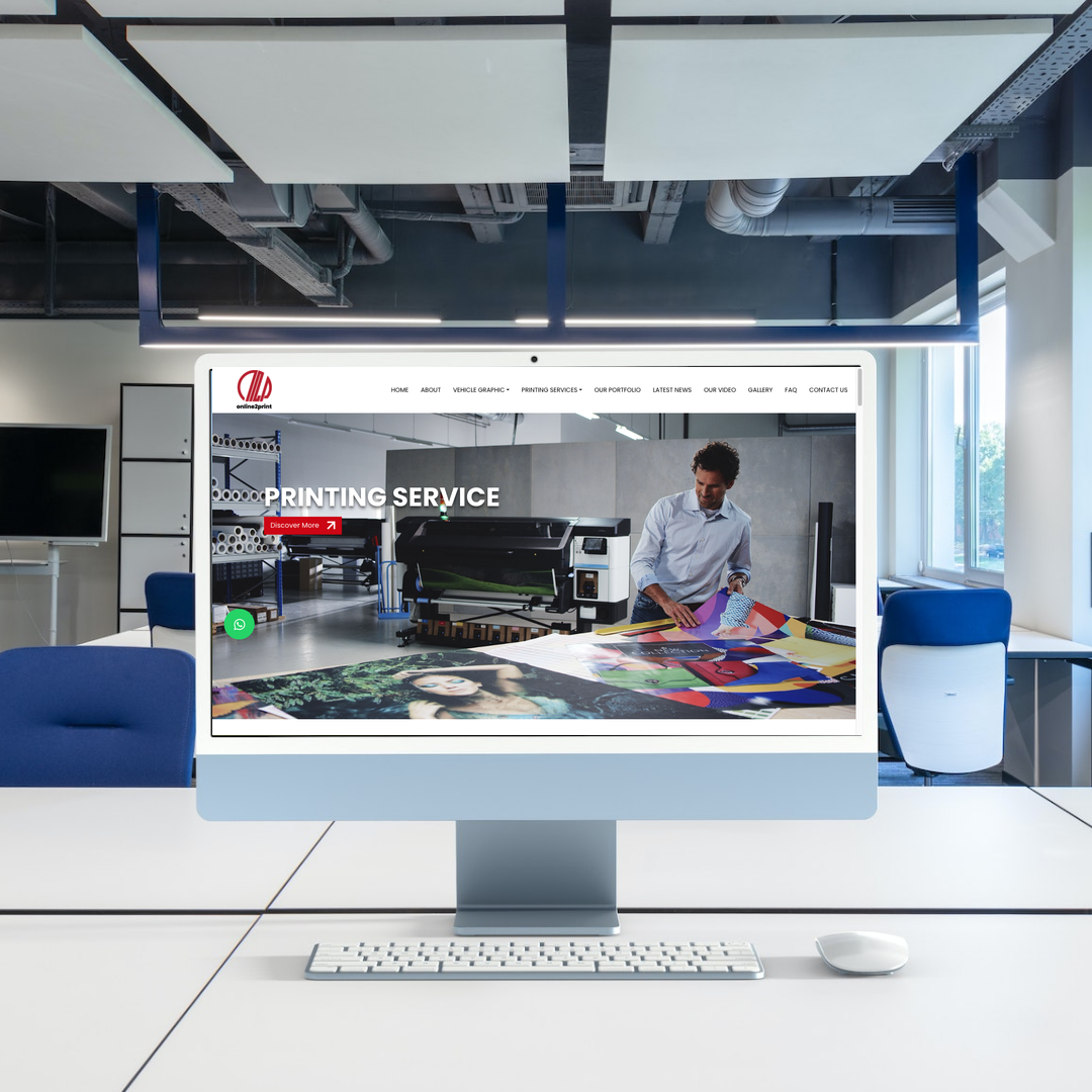 Online2Print.com Website Design & SEO Case Study | Printing & Signage in Selangor
