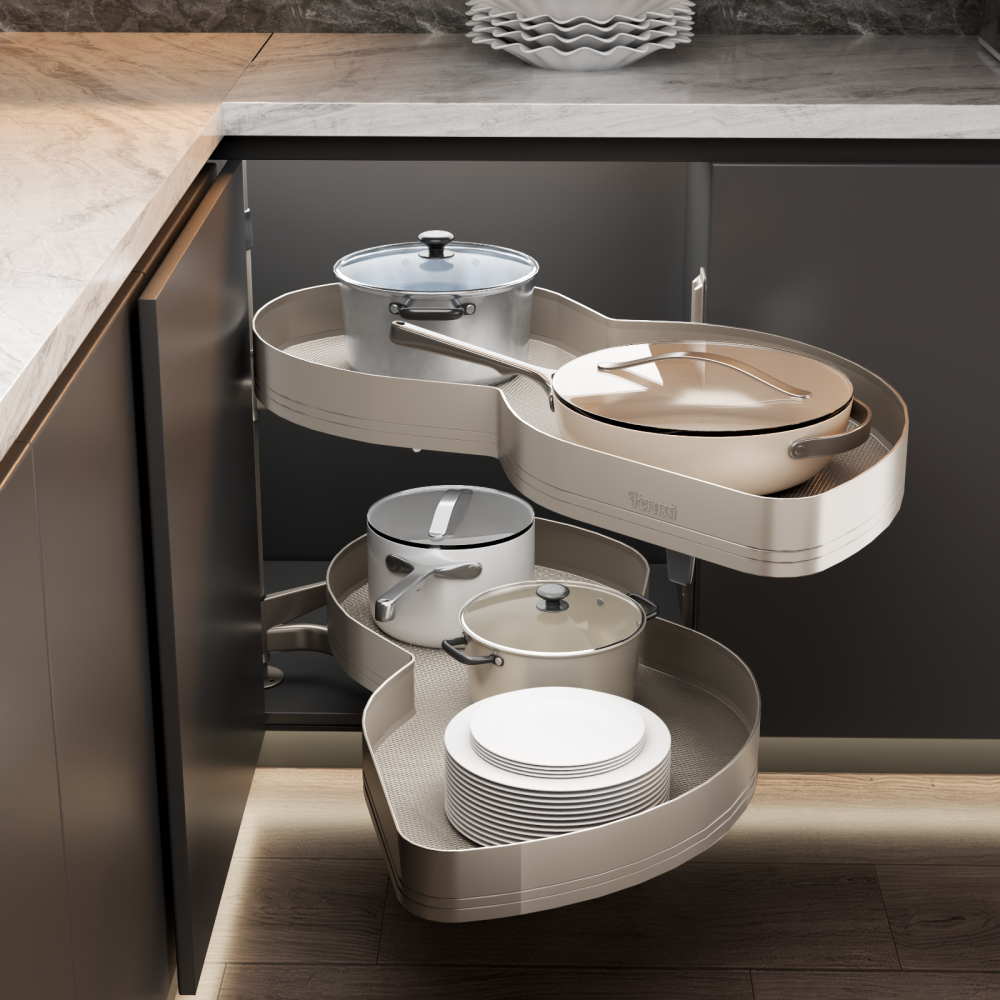 VIPO FG SERIES MAGIC CORNER SWING TRAY WT SOFT CLOSE