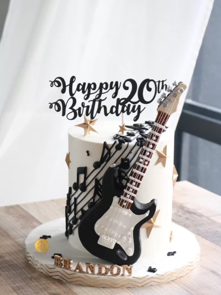 Rock Guitar Cake