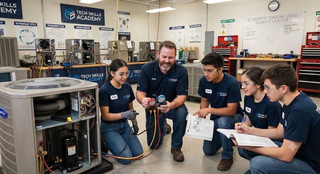 HVAC service technician course