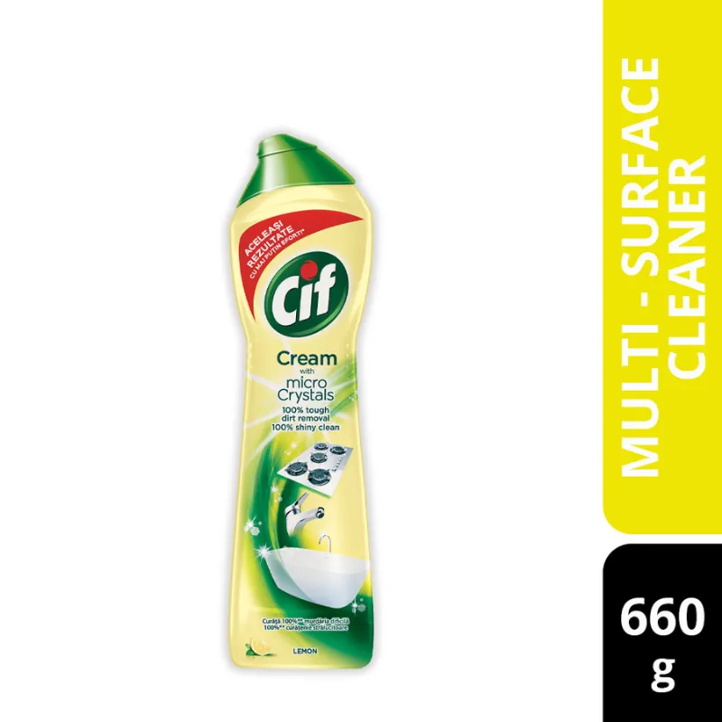 CIF CLEANING CREAM (LEMON) (4 X 4 X 660G)