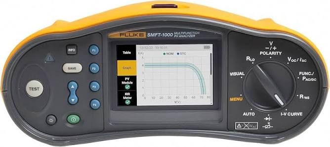 SMFT-1000 Solar Tools Kit: Fluke Multifunction PV Tester and Performance Analyzer, I-V Curve Tracer