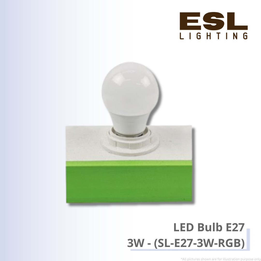 LED Bulb E27 3W - SL-E27-3W-RGB
