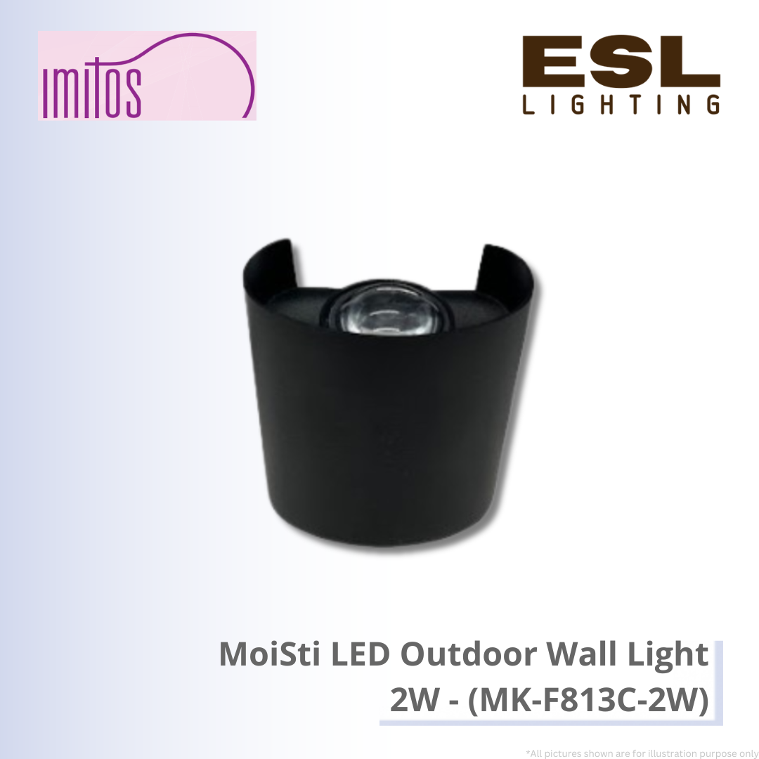 IMITOS MoiSti LED Outdoor Wall Light 2W - MK-F813C-2W IP65