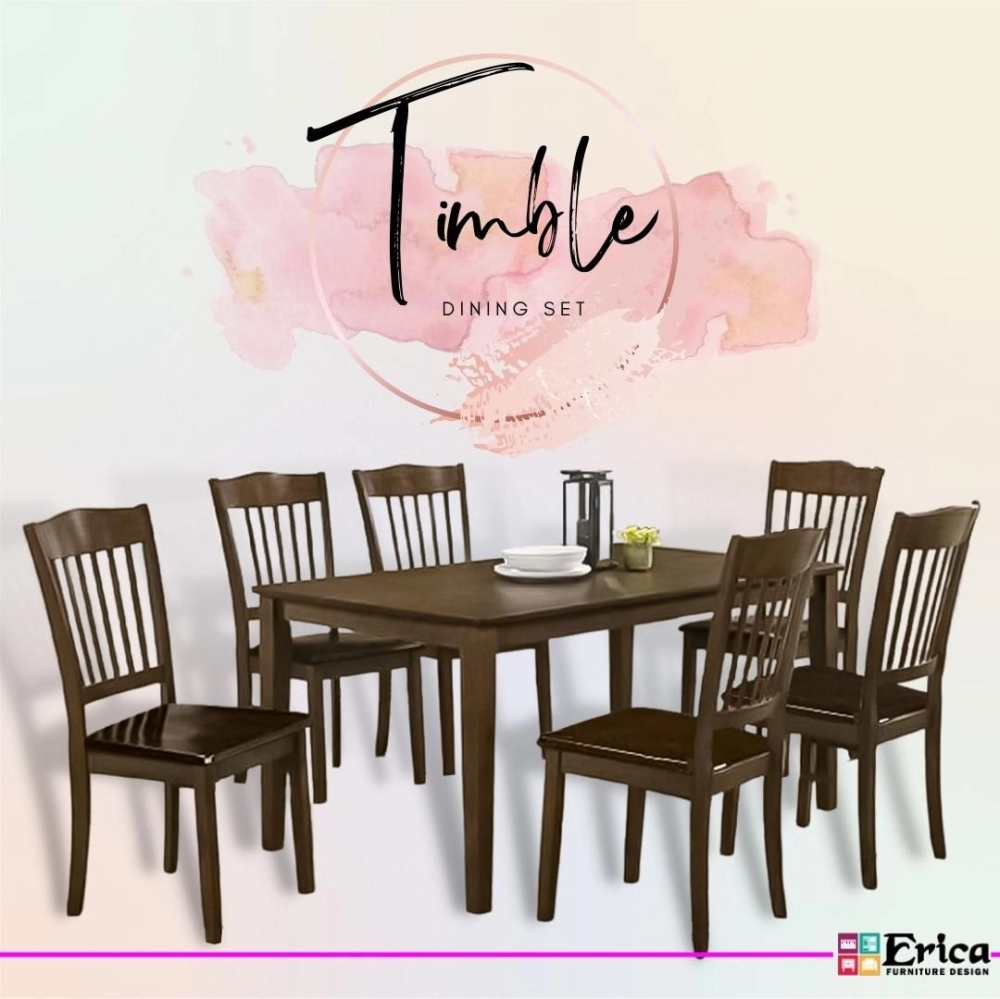Timble 1+6 Wooden Dining Set