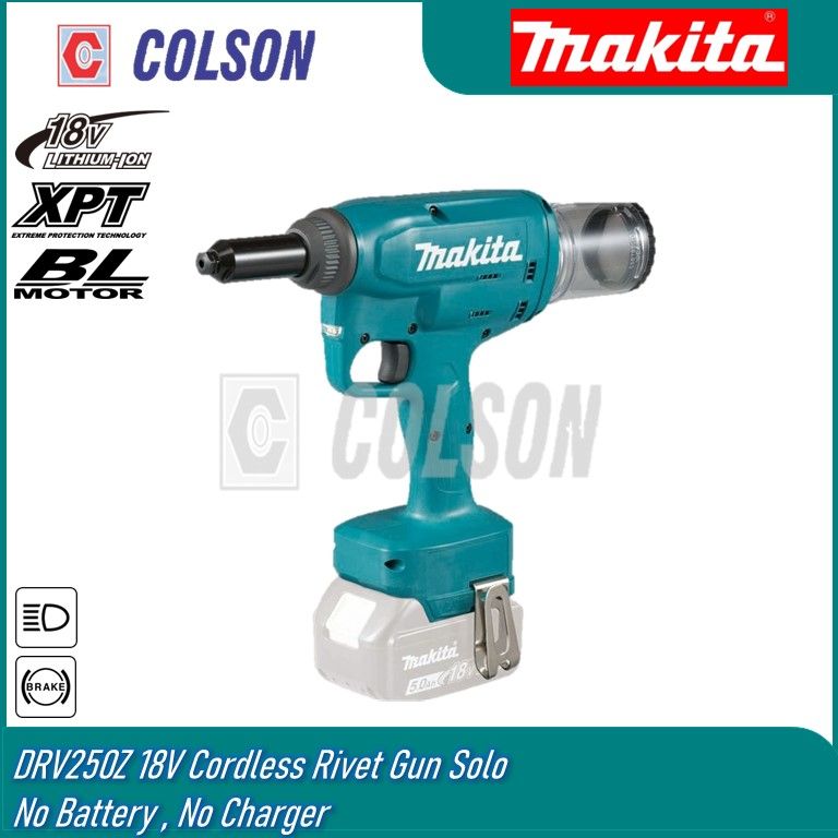 MAKITA DRV250Z 18V Cordless Rivet Gun Solo