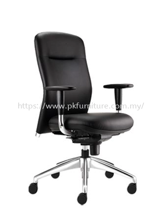 EXECUTIVE LEATHER CHAIR - PK-ECLC-33-M-N1 - BYRON MEDIUM BACK CHAIR