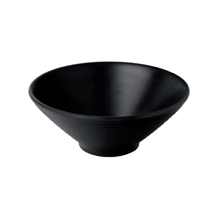 Hoover Melamine Round Bowl Black 