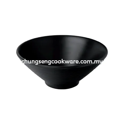 Hoover Melamine Round Bowl Black 