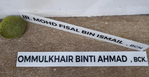 akrilik+sticker gunting