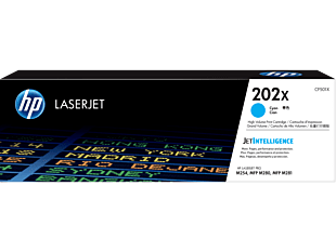 HP 202X High Yield Cyan Original LaserJet Toner Cartridge CF501X