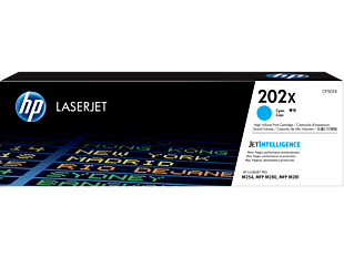 HP 202X High Yield Cyan Original LaserJet Toner Cartridge CF501X