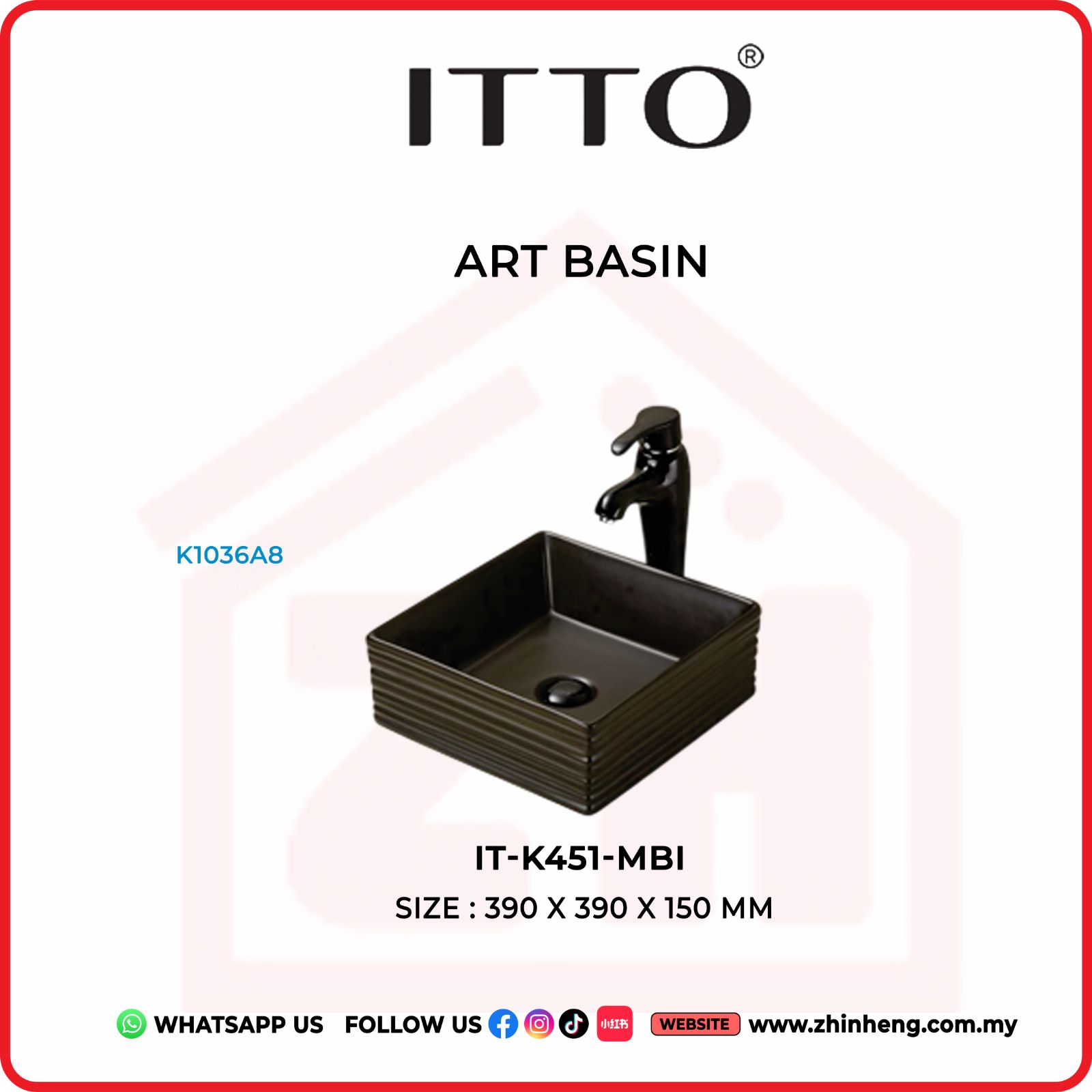 ITTO ART BASIN IT-K451-MBI