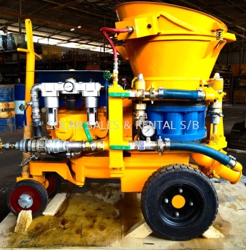 Guniting Shotcrete Machine (Air Driven)