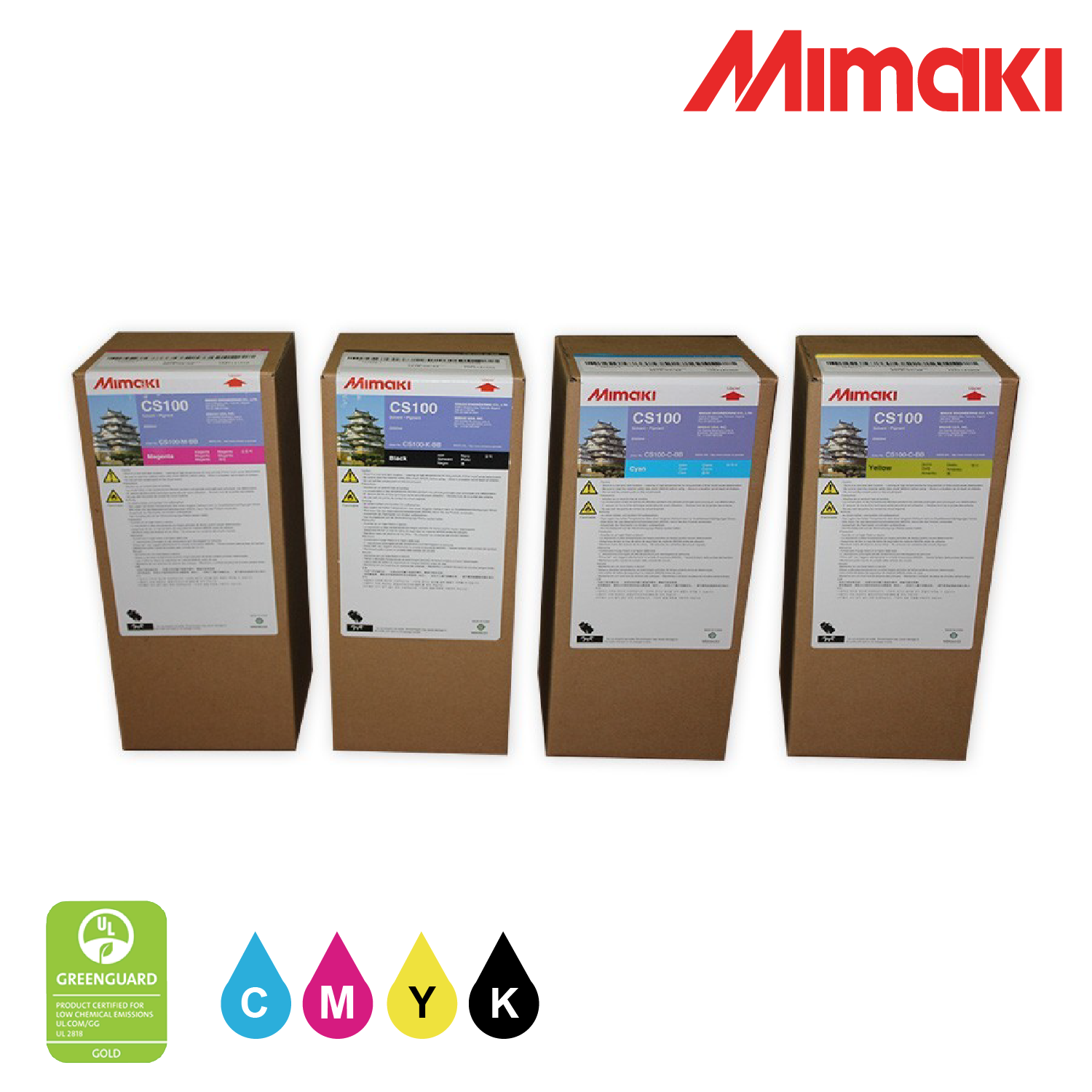 Solvent Ink Mimaki  CS100 2L